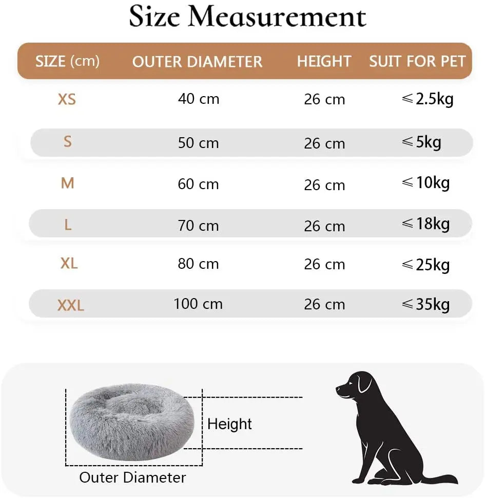 Plush Pet Bed for Dog