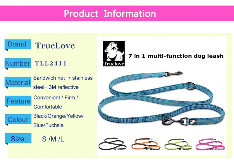 Multi-Purpose Adjustable Dog Leash