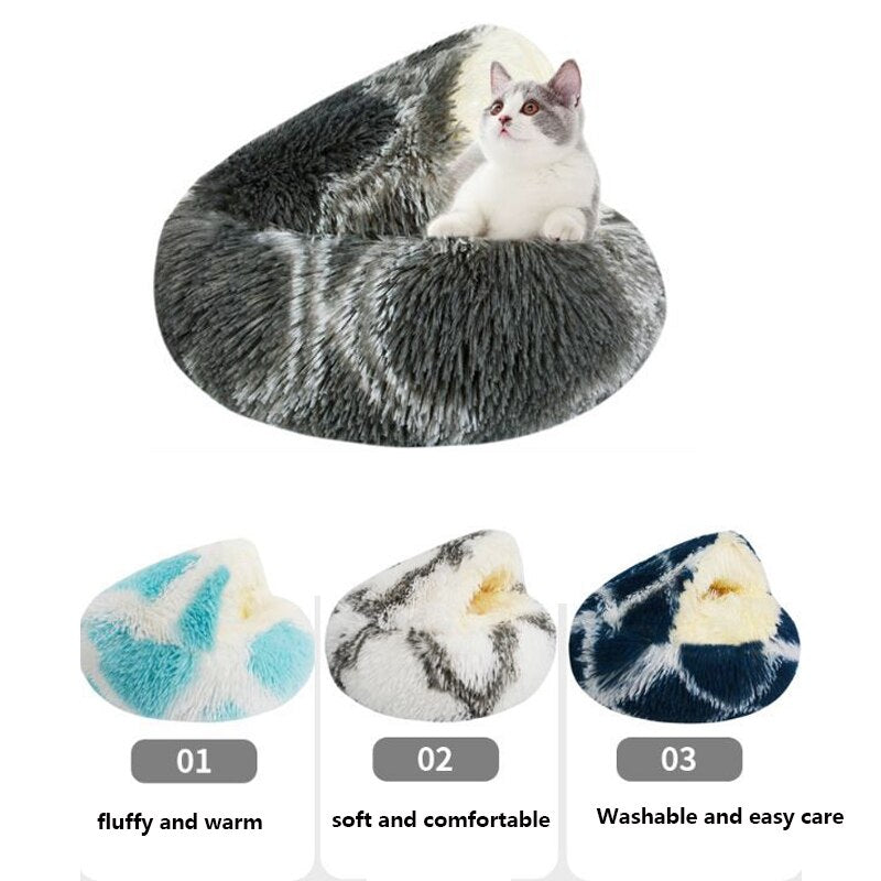 Soft Plush Cat Bed