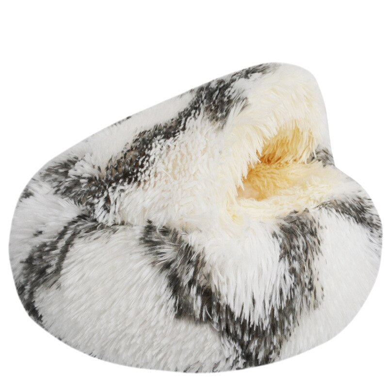 Soft Plush Cat Bed