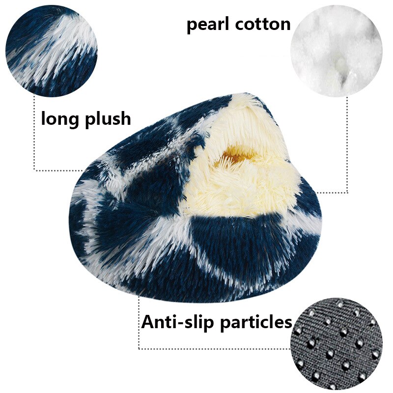 Soft Plush Cat Bed