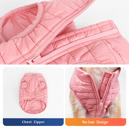 Padded Cold Weather Dog Coat