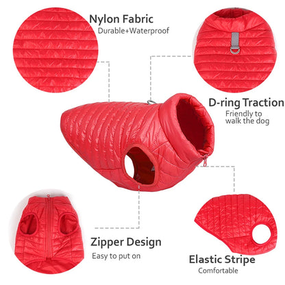 Padded Cold Weather Dog Coat