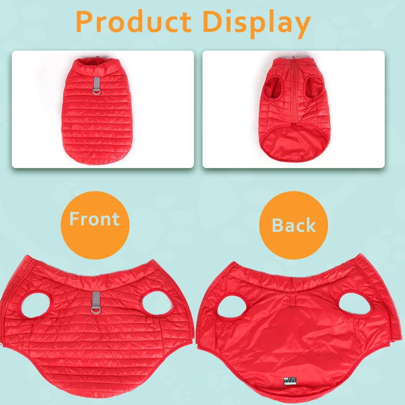 Padded Cold Weather Dog Coat