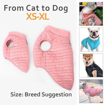 Padded Cold Weather Dog Coat